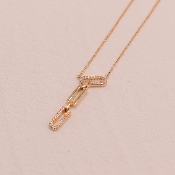 Collier Leena Plaqué Or