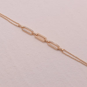 Bracelet Leena Plaqué Or