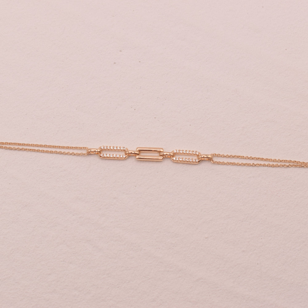 Bracelet Leena Plaqué Or