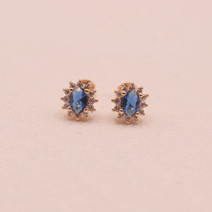 Boucles d'oreilles Nisrine Plaqué Or 18 carats