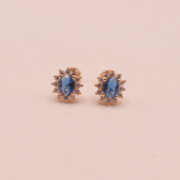 Boucles d'oreilles Nisrine Plaqué Or 18 carats
