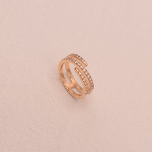 Bague Talia Plaqué Or 18 carats