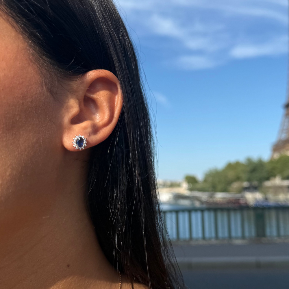 Boucles d'oreilles Nisrine Plaqué Or 18 carats