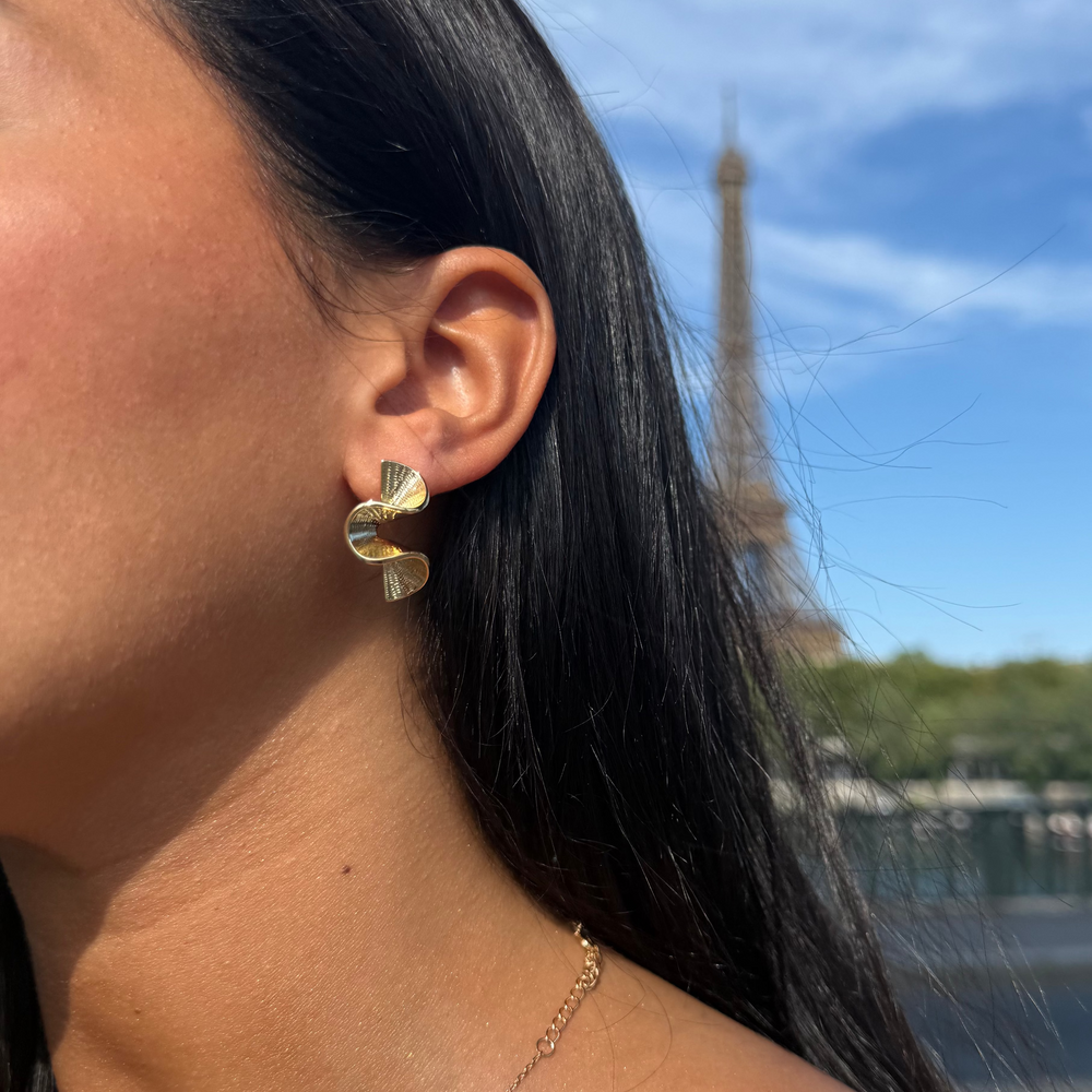 Boucles d'oreilles Nayla Plaqué Or